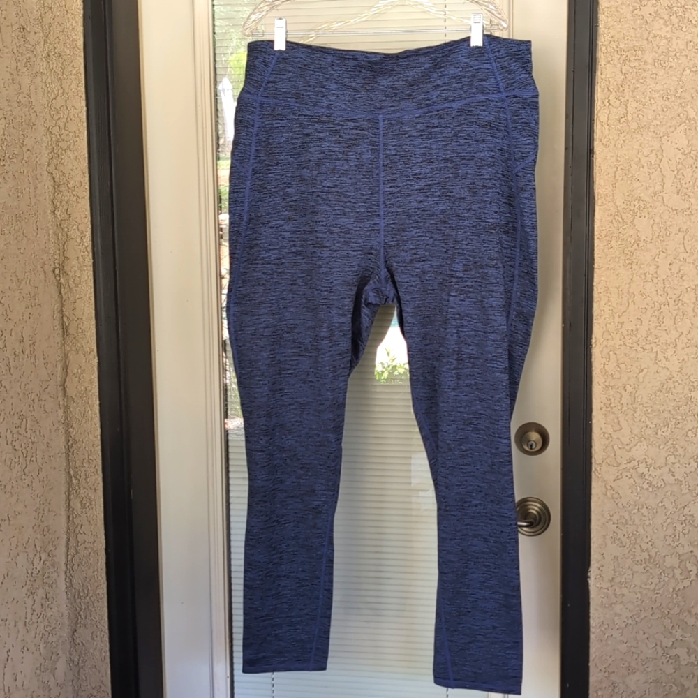 CuddlDuds ClimateRight NWOT 'BlueDenim' color Sz XXL Leggings Polyester Spandex